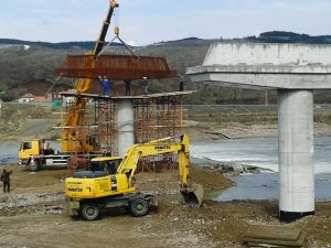 Мост над река ВЪРБИЦА - строеж